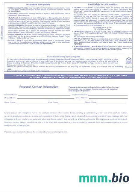Togo Financial Bank wyciąg z kredytu hipotecznego w formatach Word i PDF, 3 strony 3